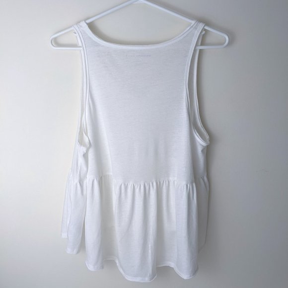 3/$20 AE White Babydoll Tank Sz S - Picture 2 of 3